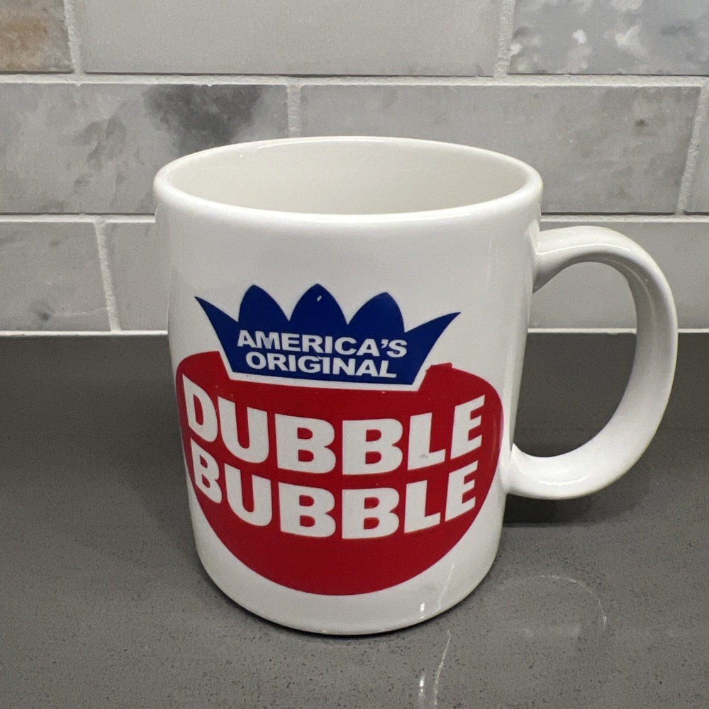 Vintage DOUBLE BUBBLE Dubble Bubble GUM Original Coffee MUG
